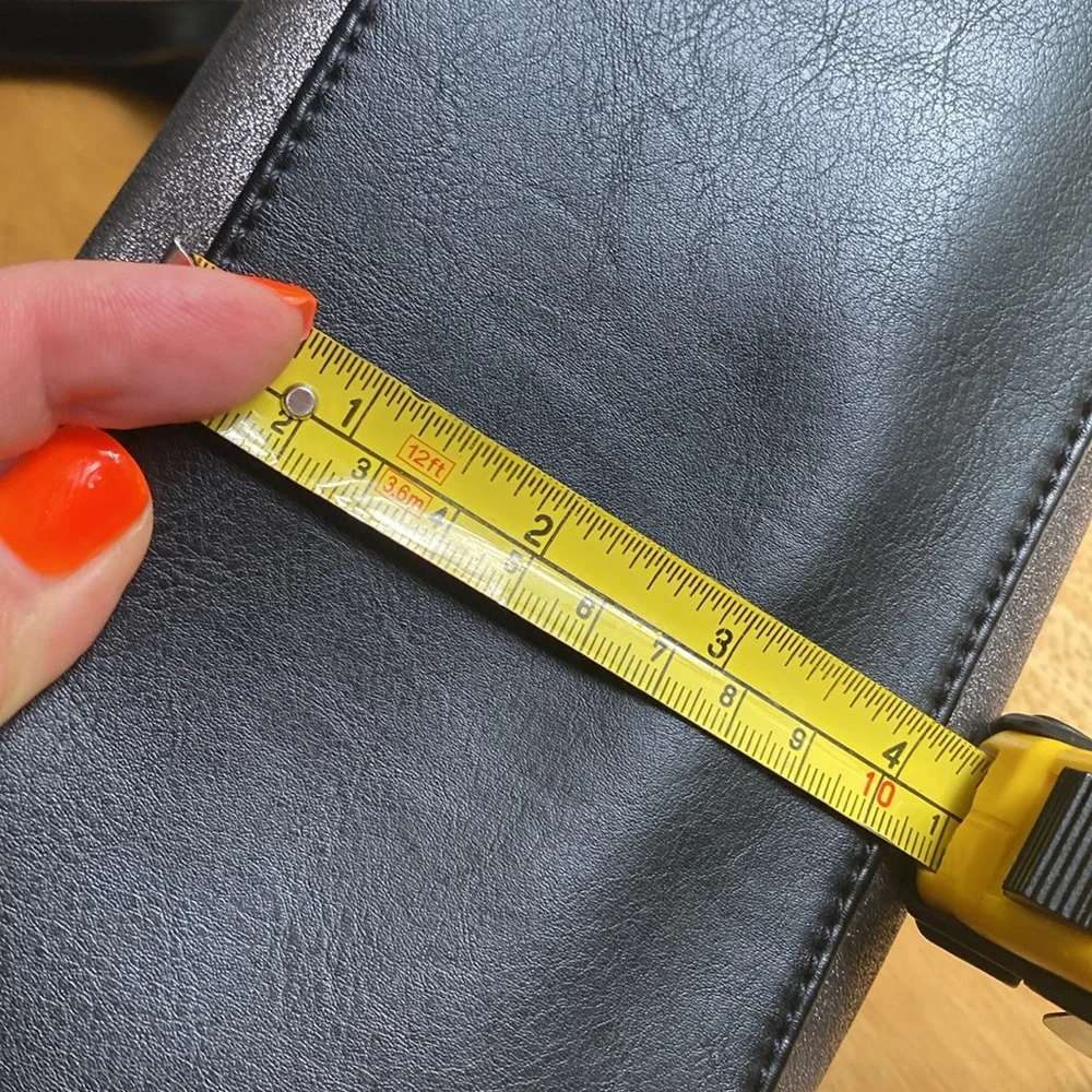 Fossil canvas black metallic tote in good condition